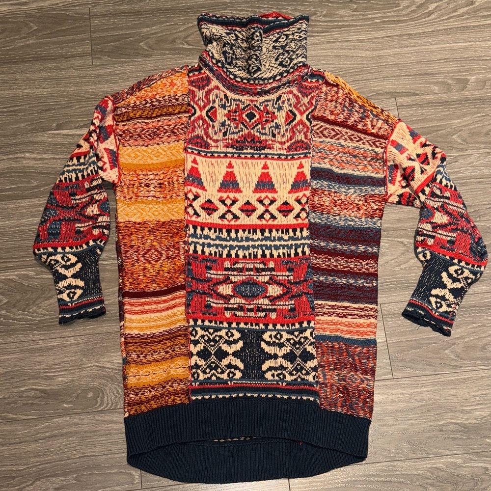 Free People Taos sweater mini dress size XS - Picture 3 of 6